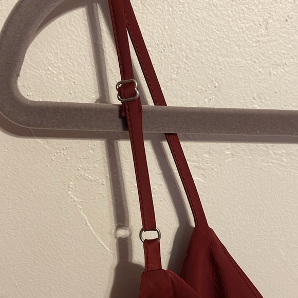 Mod Cloth burgundy slip dress - Picture 8 of 9